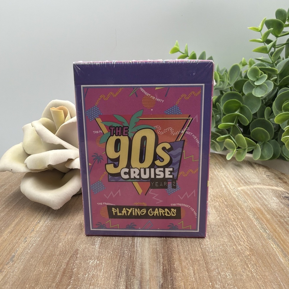 The 90's Cruise Year 2 Playing Cards New Sealed